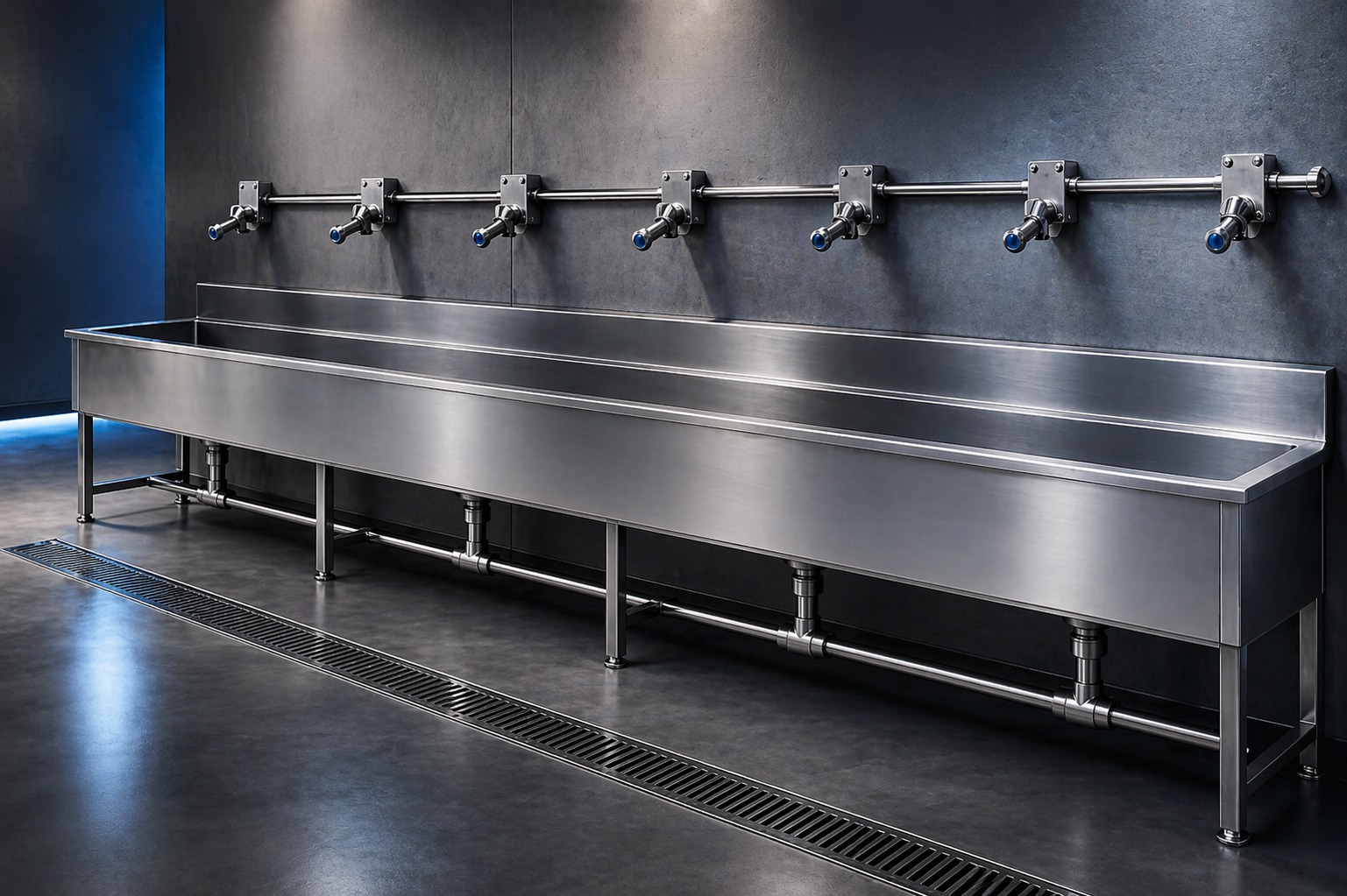 Industrial Stainless Steel Sink Fabrication